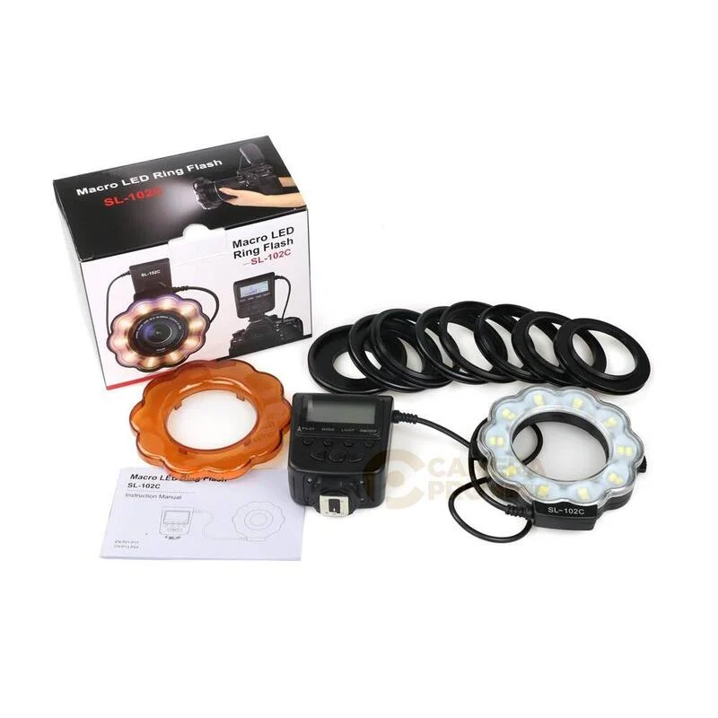 SL-102C 環形閃光燈 LED 補光燈 攝影燈 閃光燈 色溫6800K 環閃 牙醫 公司貨:圖片 2