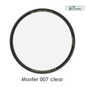B+W Master 67mm 007 Clear MRC 純淨濾鏡超薄高硬度奈米 捷新公司