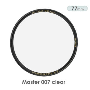 B+W Master 77mm 007 Clear MRC 純淨濾鏡超薄高硬度奈米 捷新公司