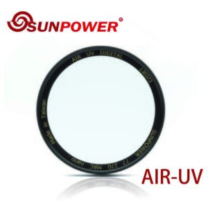 SUNPOWER TOP1 AIR Filters UV 105mm 超薄銅框保護鏡 防潑水 抗靜電 公司貨