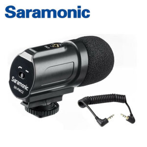 Saramonic 立體聲心形電容式麥克風 SR-PMIC2 單眼相機 攝影機 錄影收音 勝興公司貨