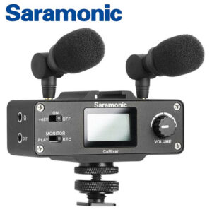 Saramonic 迷你麥克風混音器套組 CaMixer 相機 攝影機 立體聲 XLR 監聽 勝興公司貨