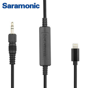 免運 Saramonic iPhone專用麥克風轉接線 LC-C35 可搭配無線麥克風系統 勝興公司貨