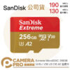 Sandisk Extreme 256GB MicroSD 190MB/s 256G 增你強公司貨