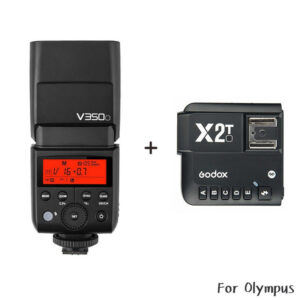 Godox神牛 V350O + X2 發射器 Olympus TTL鋰機頂閃 公司貨