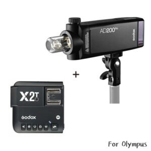 Godox 神牛 AD200Pro + X2 發射器 組 For Olympus 外拍棚燈 開年公司貨