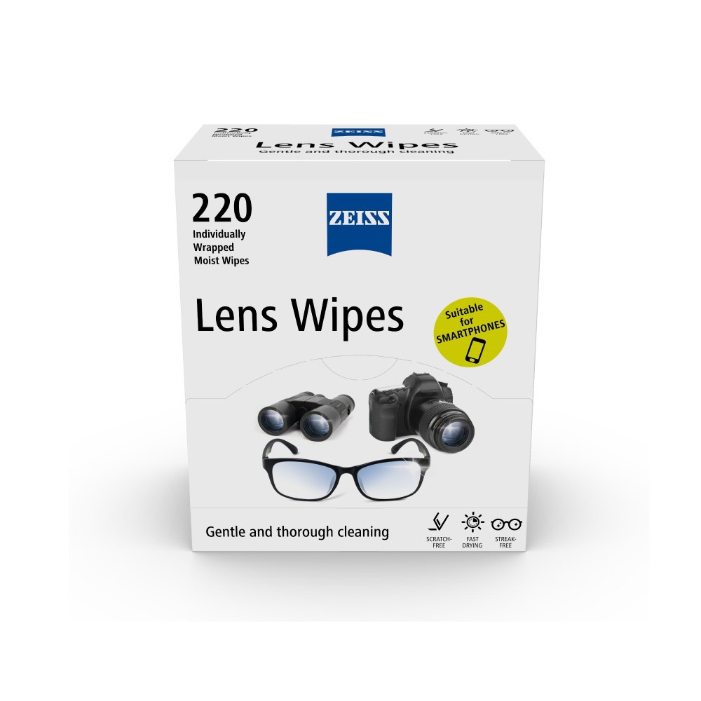 Carl Zeiss 蔡司 溼式 拭鏡紙 220入 拭鏡布 免加拭鏡液 公司貨:圖片 2