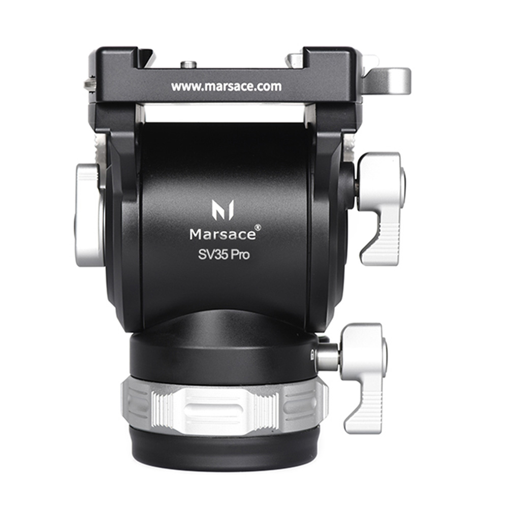 Marsace 馬小路 SV-35 PRO 平口 Manfrotto版 Arca-Swiss版 獵隼攝錄影油壓雲台 飛羽 拍鳥 攝錄影專用 公司貨:圖片 3
