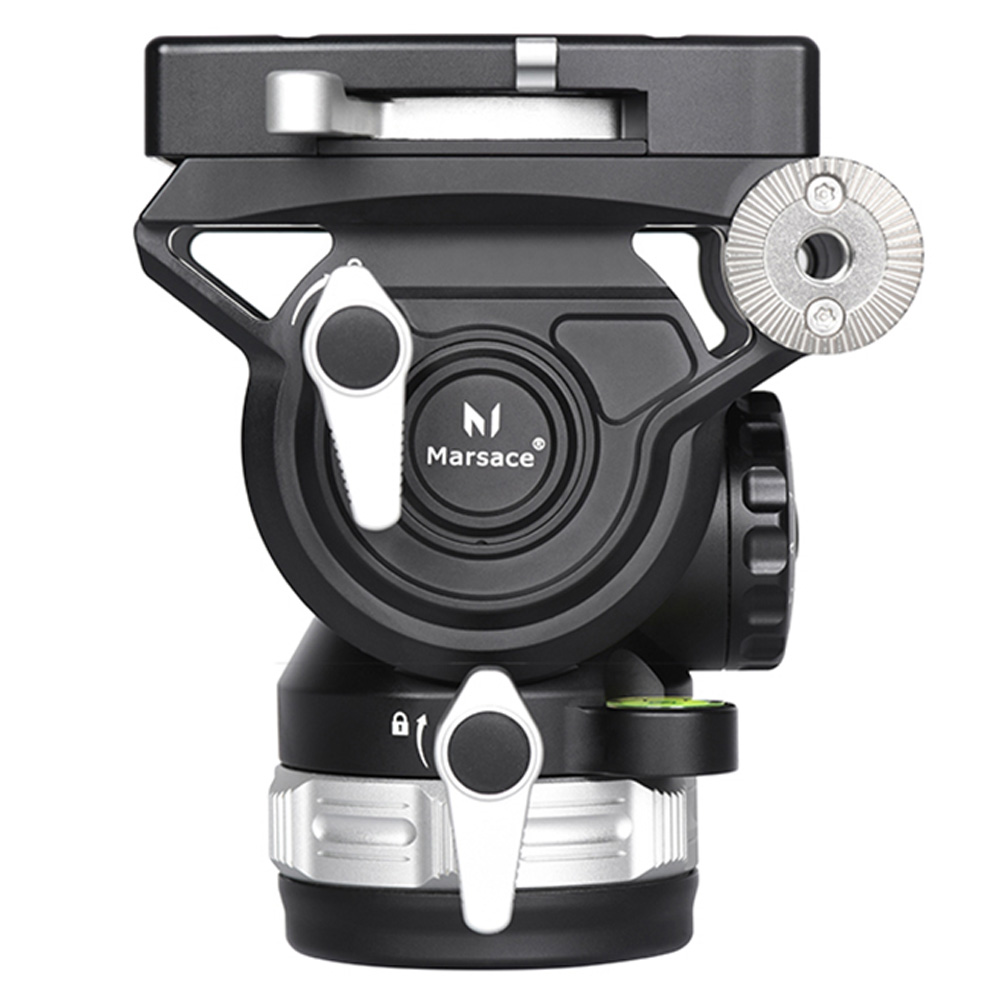 Marsace 馬小路 SV-35 PRO 平口 Manfrotto版 Arca-Swiss版 獵隼攝錄影油壓雲台 飛羽 拍鳥 攝錄影專用 公司貨:圖片 4