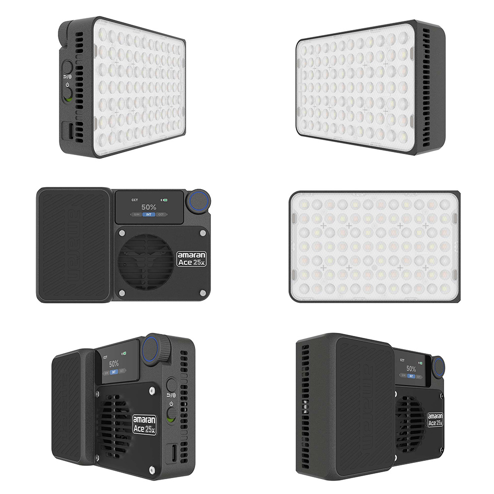Aputure amaran Ace 25x Kit 套組 雙色溫 口袋燈 炭灰色 快銀色 白色 粉紅色 綠色 公司貨:圖片 2