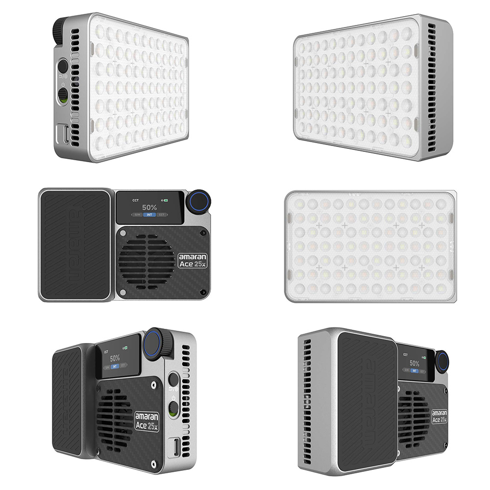 Aputure amaran Ace 25x Kit 套組 雙色溫 口袋燈 炭灰色 快銀色 白色 粉紅色 綠色 公司貨:圖片 3