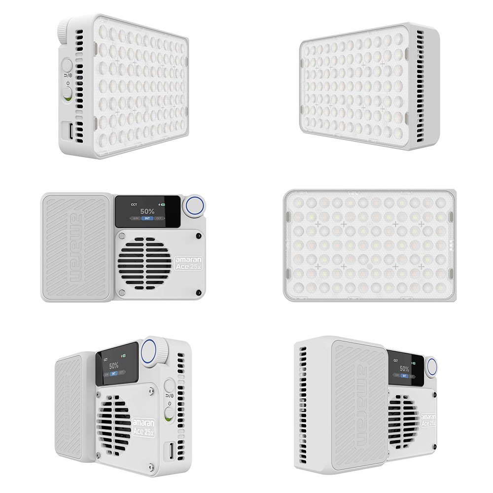 Aputure amaran Ace 25x Kit 套組 雙色溫 口袋燈 炭灰色 快銀色 白色 粉紅色 綠色 公司貨:圖片 4