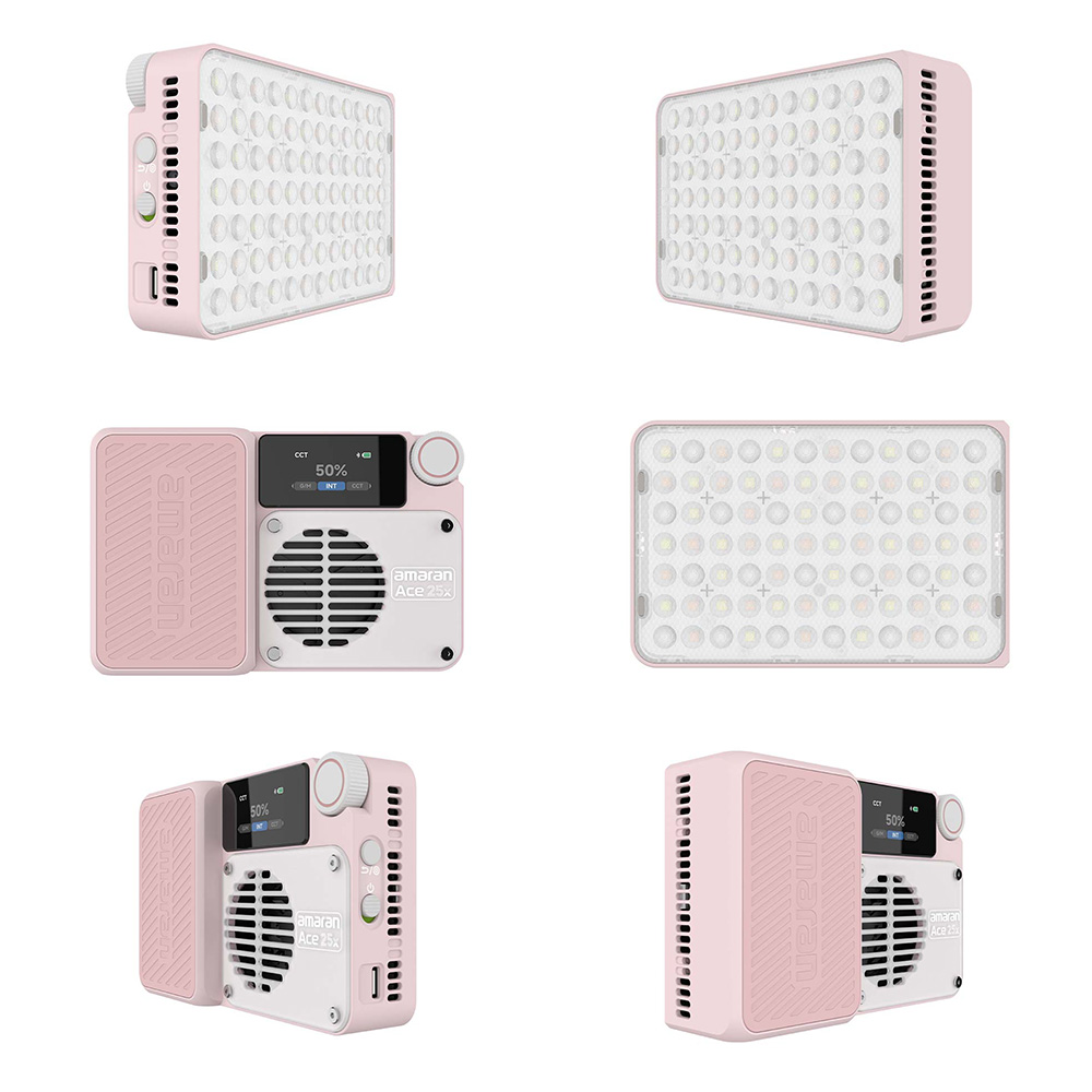 Aputure amaran Ace 25x Kit 套組 雙色溫 口袋燈 炭灰色 快銀色 白色 粉紅色 綠色 公司貨:圖片 6