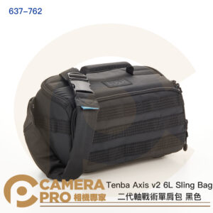 Tenba Axis v2 6L Sling Bag 二代軸戰術單肩包 黑色 637-762 公司貨