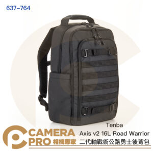 Tenba Axis v2 16L 二代軸戰術公路勇士後背包 相機包 攝影包 黑色 637-764 公司貨