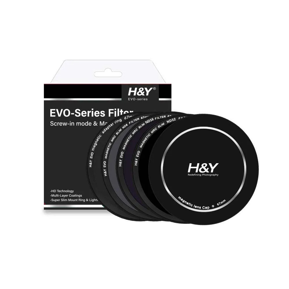 H&Y EVO 磁紋二合一 磁吸減光鏡套組 ND8/ND16/ND32 HD EVO系列 公司貨:圖片 2