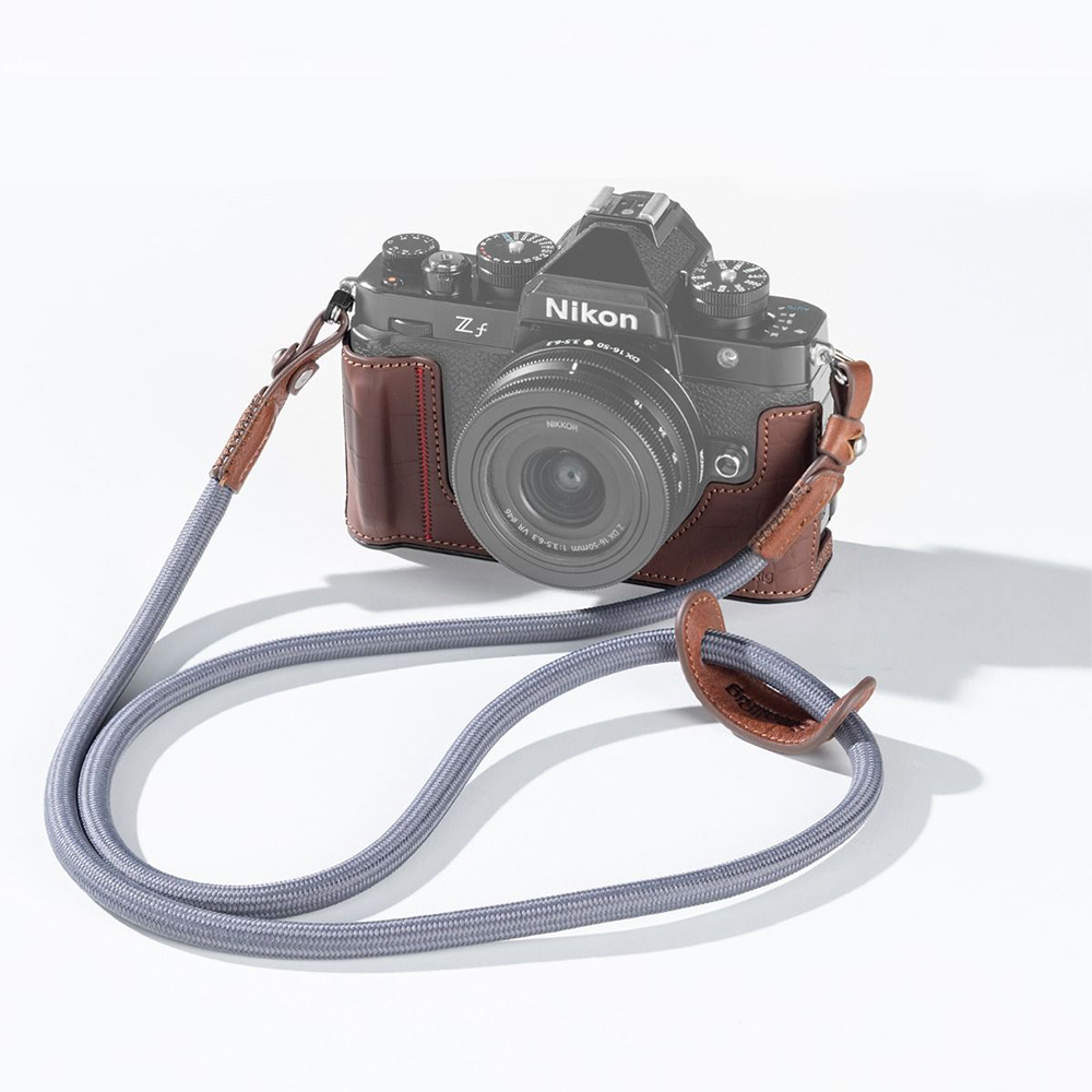 Smallrig 5096 棕色 Nikon Zf 相機皮套套件 半包皮套 含編織背帶 公司貨:圖片 2
