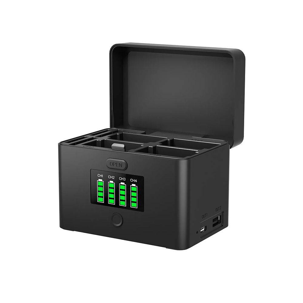 送充電線 ZITAY 希鐵 BC37 LP-E6 / NP-FZ100雙用 電池供電盒 四充 公司貨:圖片 2