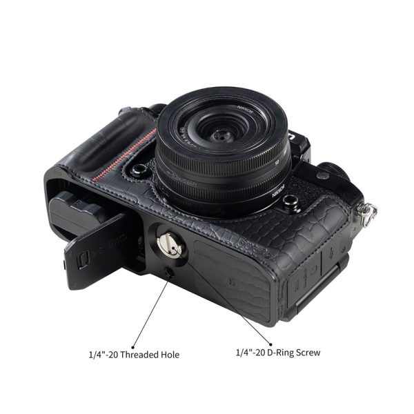 Smallrig 5095 黑色 Nikon Zf 相機皮套套件 半包皮套 含編織背帶 公司貨：圖片 5