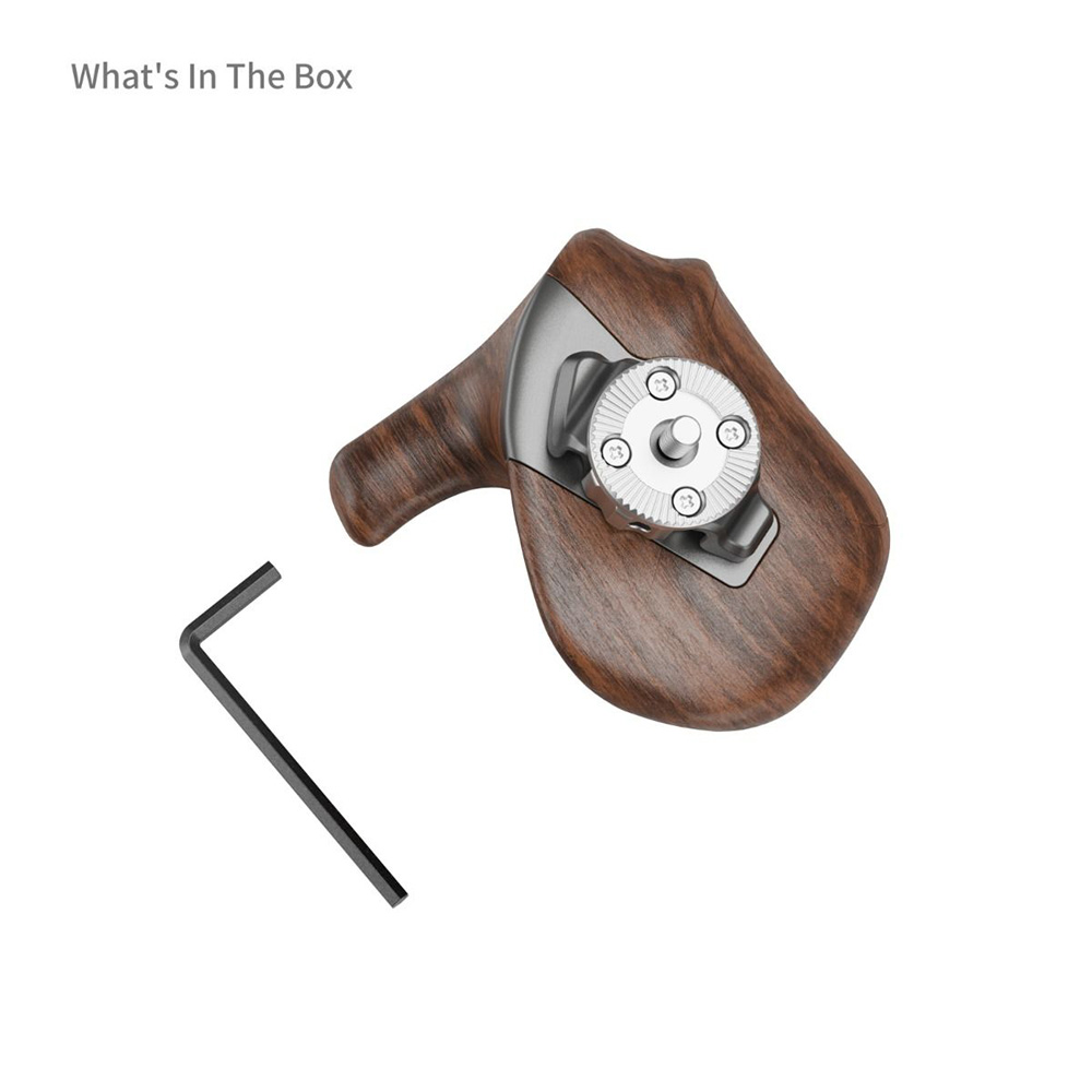 Smallrig 5162 年輪 旋轉齒輪側手柄 左手 異想系列 木質手把 公司貨:圖片 4