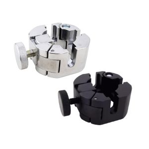 Alternative view of KUPO KD-900P KD-900B 頂天立地架 專用三向扣環 天地架 甜甜圈夾 三通夾 黑色 銀色 公司貨