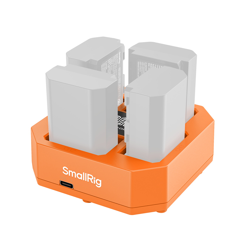 SmallRig 4839 NP-FZ100 四充電池充電器 60W快充 適用Sony 附充電線 公司貨:圖片 3