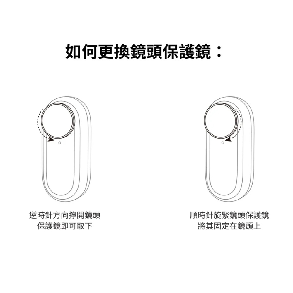 現貨 Insta360 GO2 鏡頭保護鏡 更換式保護鏡 運動相機配件 原廠配件 公司貨:圖片 3