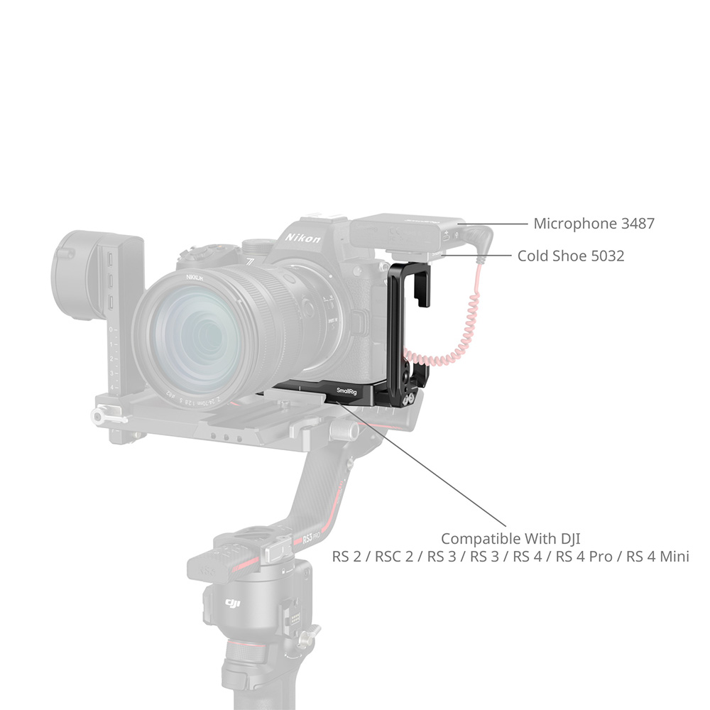 Smallrig 5256 nikon Z5II L型快拆板 L板 Arca 橫豎拍板 公司貨:圖片 5