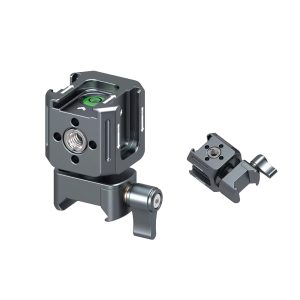 Alternative view of Leaplight 力普萊 LYJ10-A 灰 三頭熱靴支架 底部NATO夾 三向冷靴 拓展 公司貨