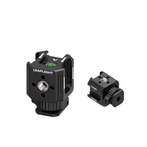 Alternative view of Leaplight 力普萊 LYJ2 黑 三頭熱靴支架 底部冷靴 冷靴拓展支架 三向冷靴 鋁合金 公司貨