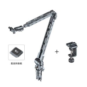 Alternative view of Leaplight 力普萊 LYX1 懸臂支架 + LYM4 C型夾 鋁合金 承重5kg ARCA 公司貨