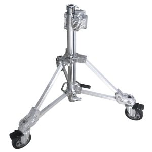 Alternative view of KUPO 721M 兩節式重型手搖腳架 載重100kg 方形腳管 帶腳輪 28mm母座帶三個扣環 公司貨