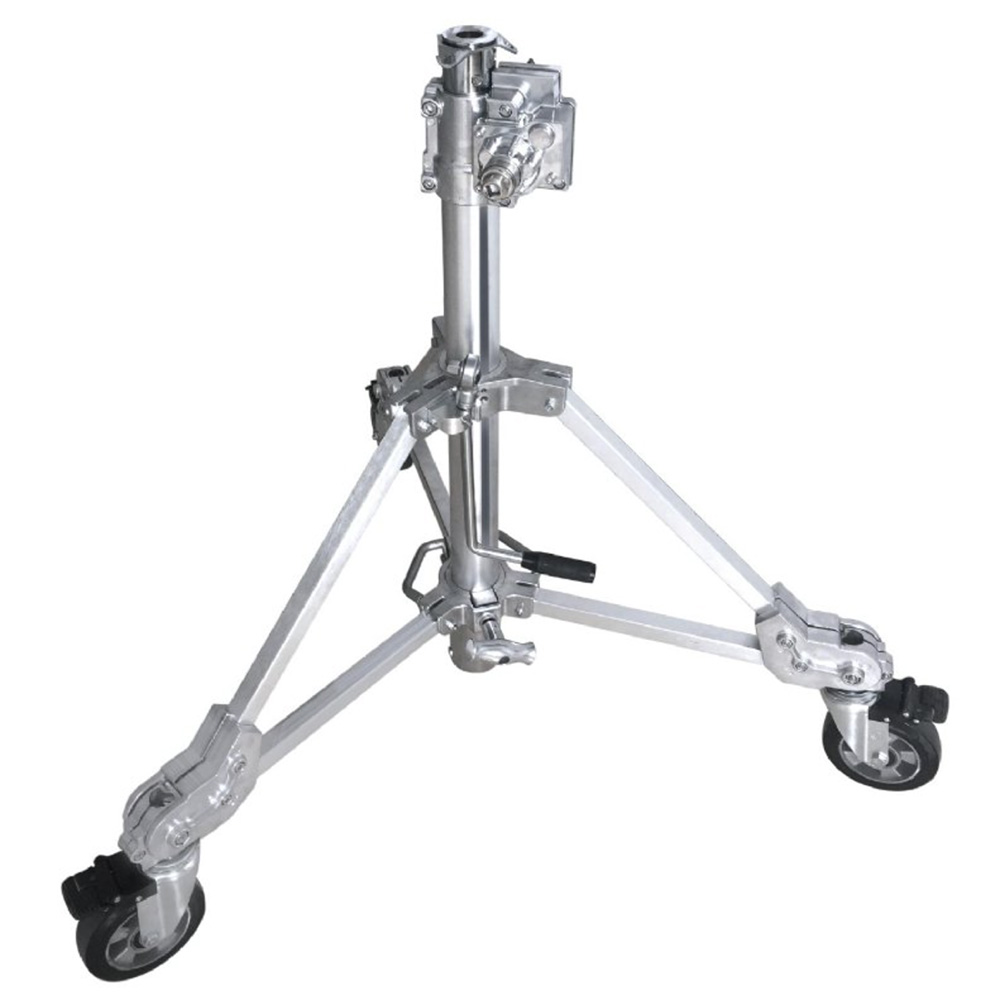 KUPO 721M 兩節式重型手搖腳架 載重100kg 方形腳管 帶腳輪 28mm母座帶三個扣環 公司貨:圖片 2