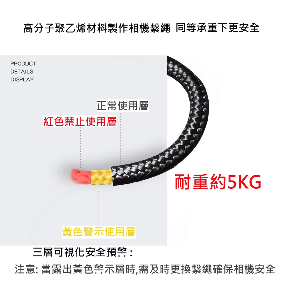 S&R WS-01 黑色 尼龍相機編織手腕帶快拆款 磁吸 快扣 耐重5kg 寬度2cm 公司貨:圖片 5