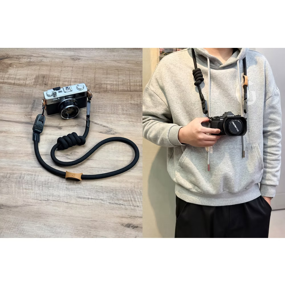 S&R SS-05 尼龍相機背帶磁吸快拆 黑色 快裝 時尚背帶 耐重5kg 寬度1cm 公司貨:圖片 4