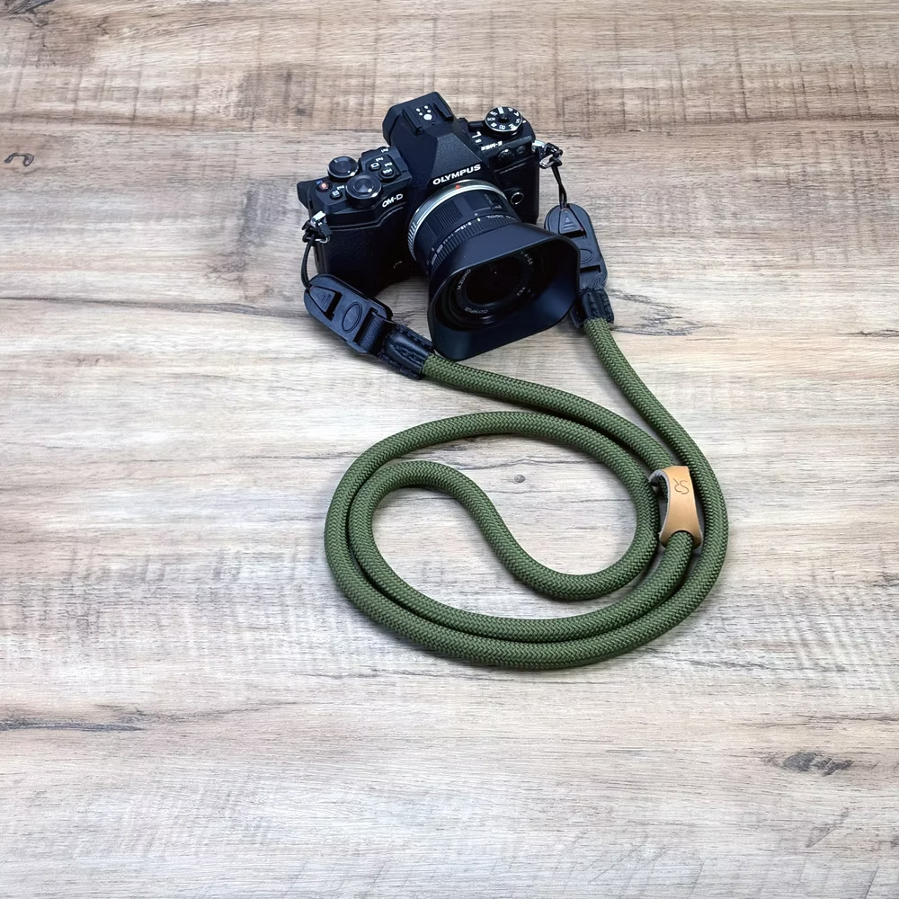 S&R SS-06 尼龍相機背帶磁吸快拆 軍綠色 快裝 時尚背帶 耐重5kg 寬度1cm 公司貨:圖片 3