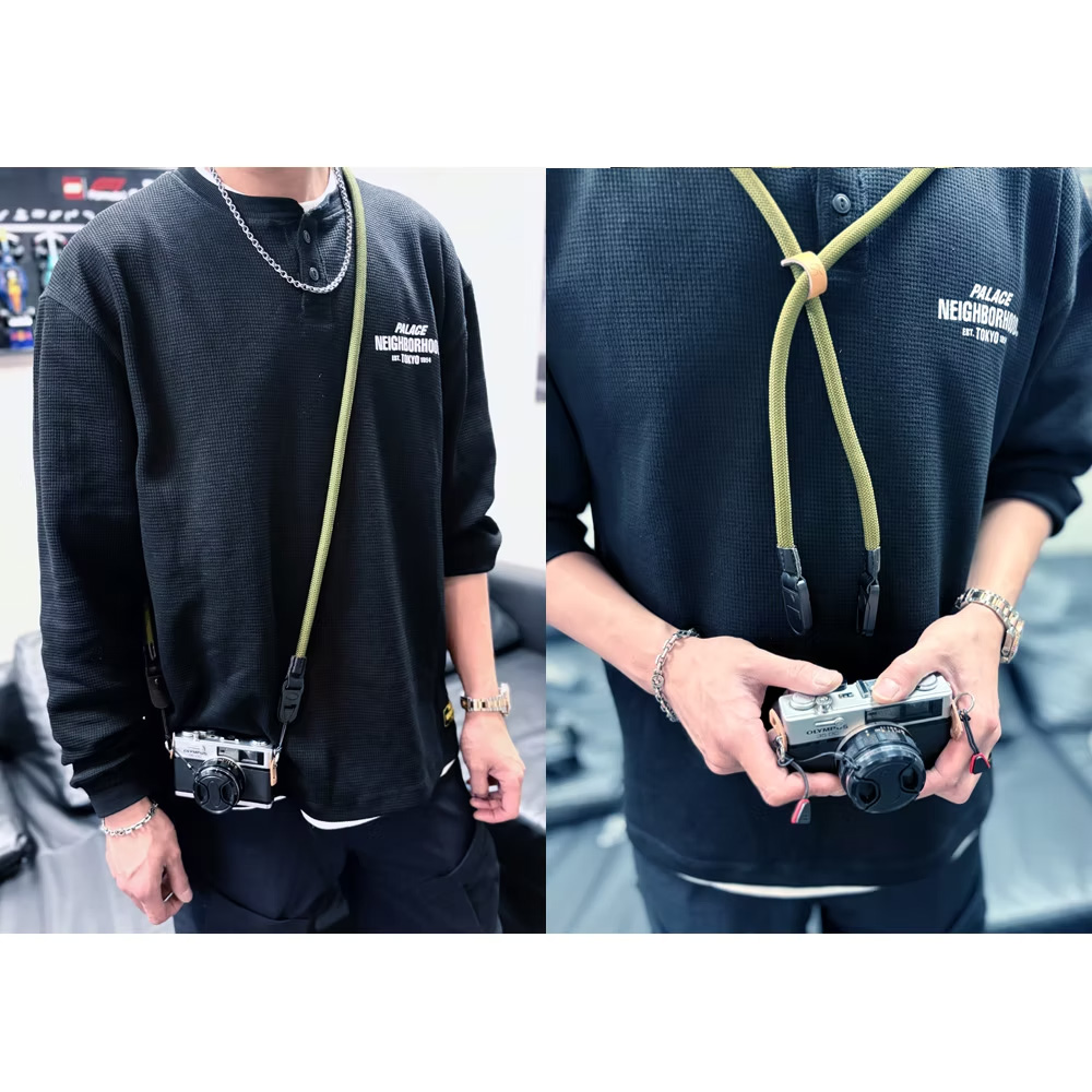 S&R SS-06 尼龍相機背帶磁吸快拆 軍綠色 快裝 時尚背帶 耐重5kg 寬度1cm 公司貨:圖片 4