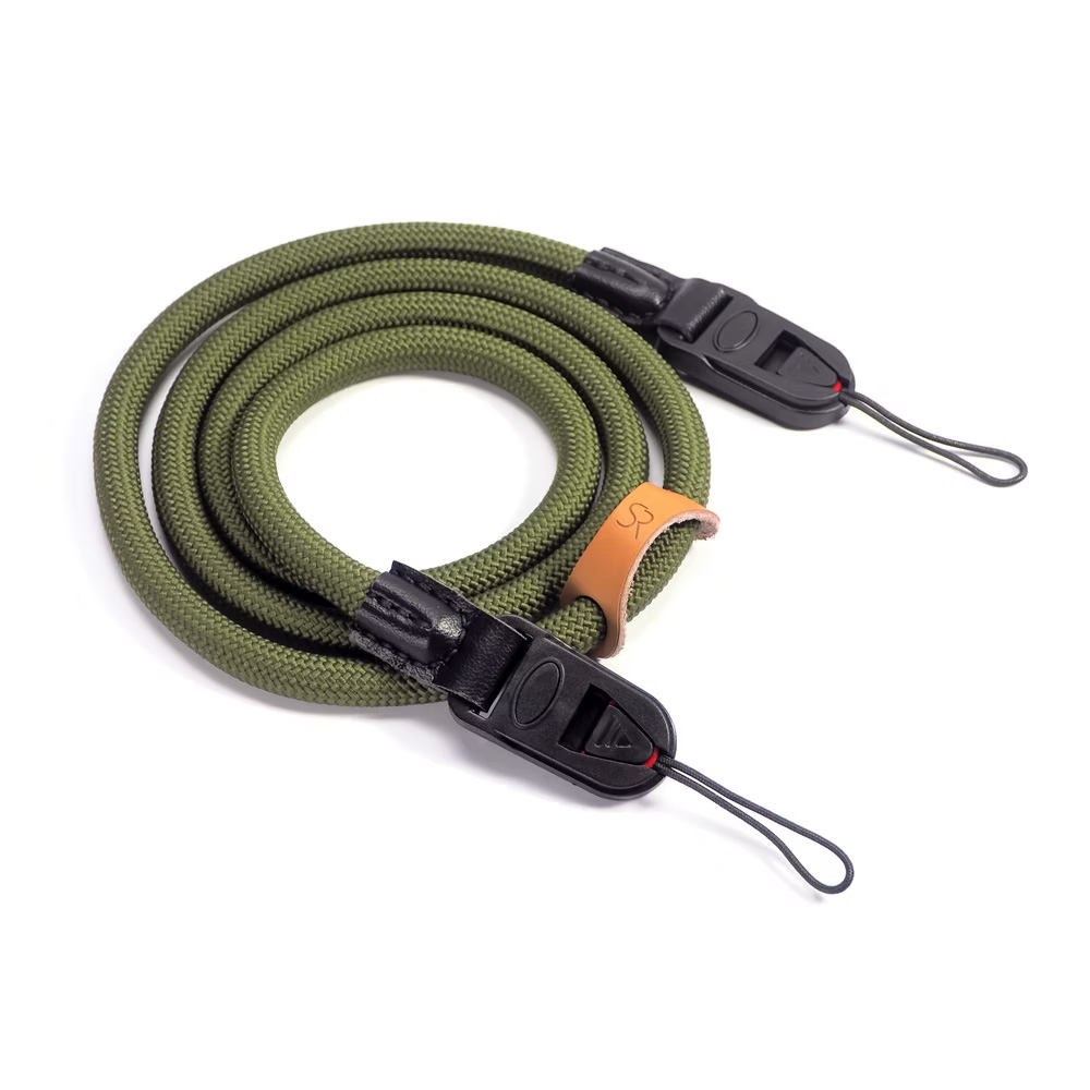 S&R SS-06 尼龍相機背帶磁吸快拆 軍綠色 快裝 時尚背帶 耐重5kg 寬度1cm 公司貨:圖片 2