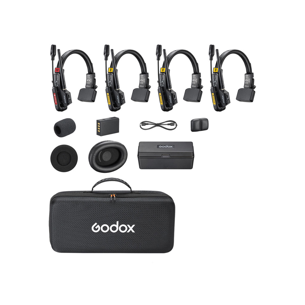 Godox SkyTalk Air 4S 2.4G 無線通訊耳機 4人組 降噪 2.4GHz 公司貨:圖片 2