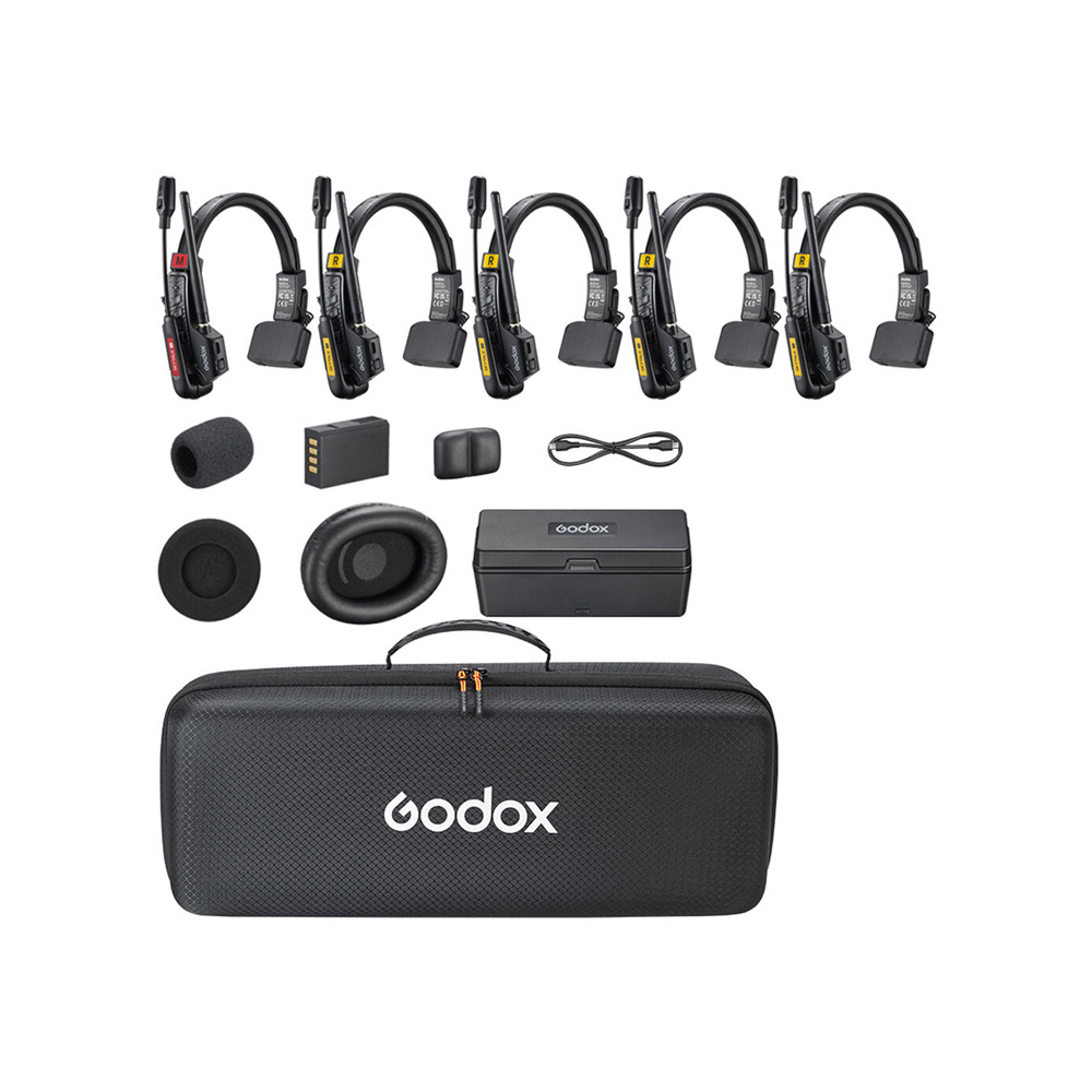 Godox SkyTalk Air 5S 2.4G 無線通訊耳機 5人組 降噪 2.4GHz 公司貨:圖片 2