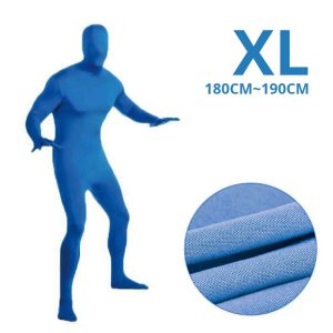 Alternative view of KUPO BSS-1819 藍幕裝 180~190cm XL 特大尺碼 藍色 布幕套裝 虛擬製作 公司貨