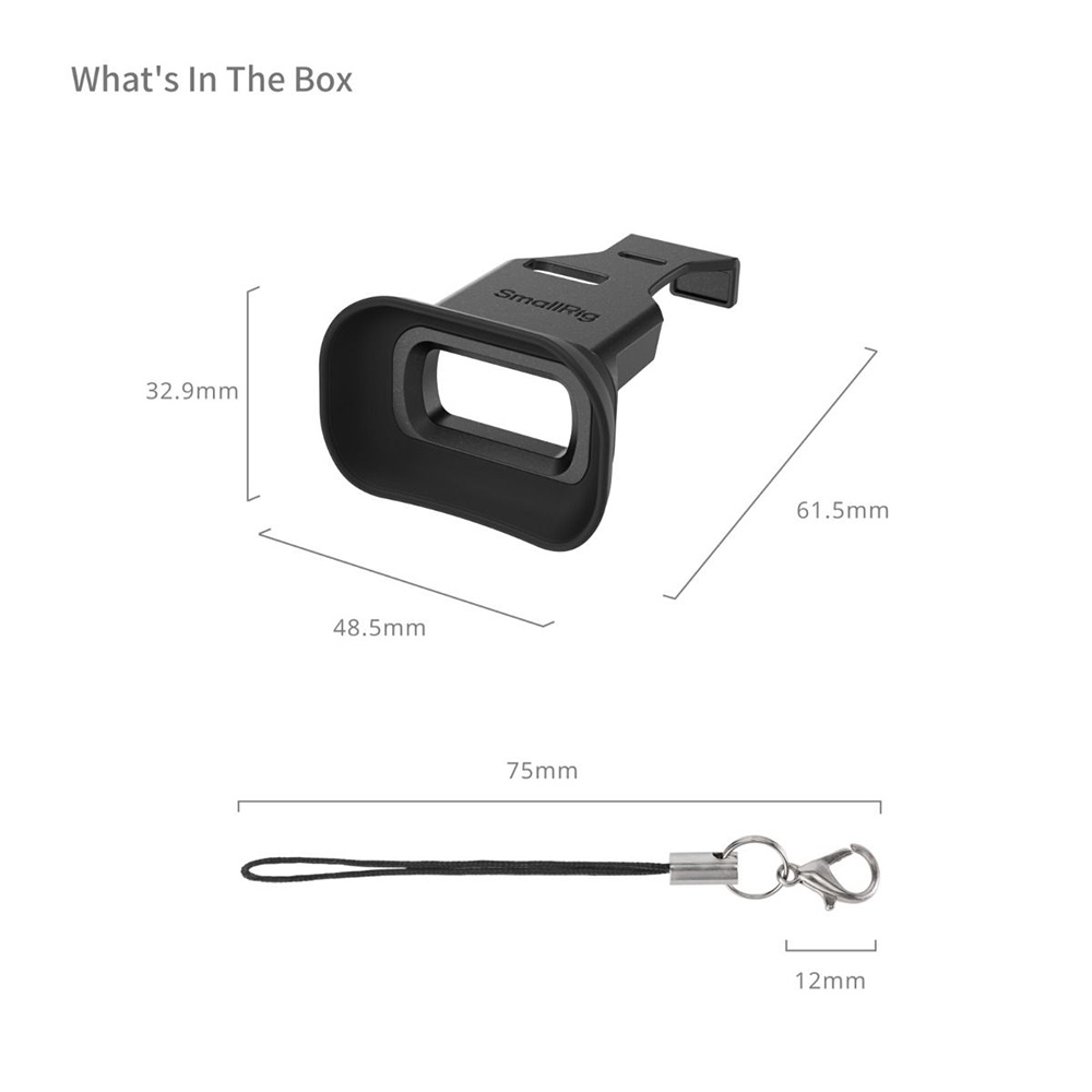 Smallrig 4819 相機取景器眼罩 觀景窗 遮光罩 專用 Sony A7CII A7CR 公司貨:圖片 3