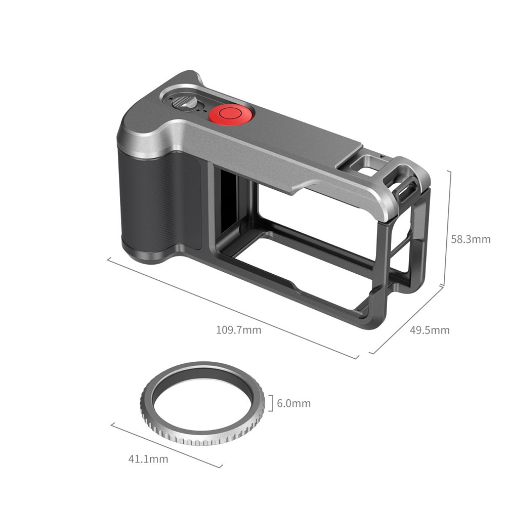 Smallrig 6371 專用街拍拓展框 兔籠 適 大疆 Action 5 Pro/4/3 公司貨:圖片 3