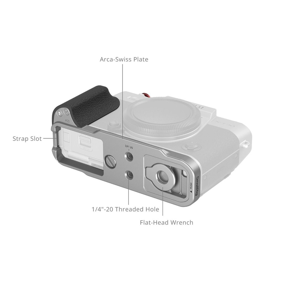 Smallrig 5664 銀色 矽膠L型手柄 富士 X-T30 X-T30II X-T30III 公司貨:圖片 4