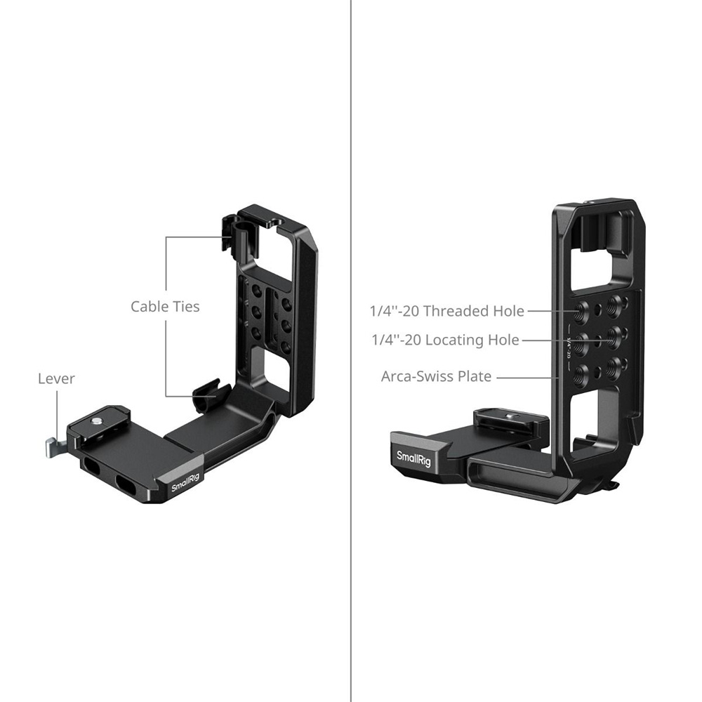 Smallrig 5594 拓展框豎拍安裝板 Arca 快拆豎拍支架 側板 相容DJI穩定器 公司貨:圖片 5