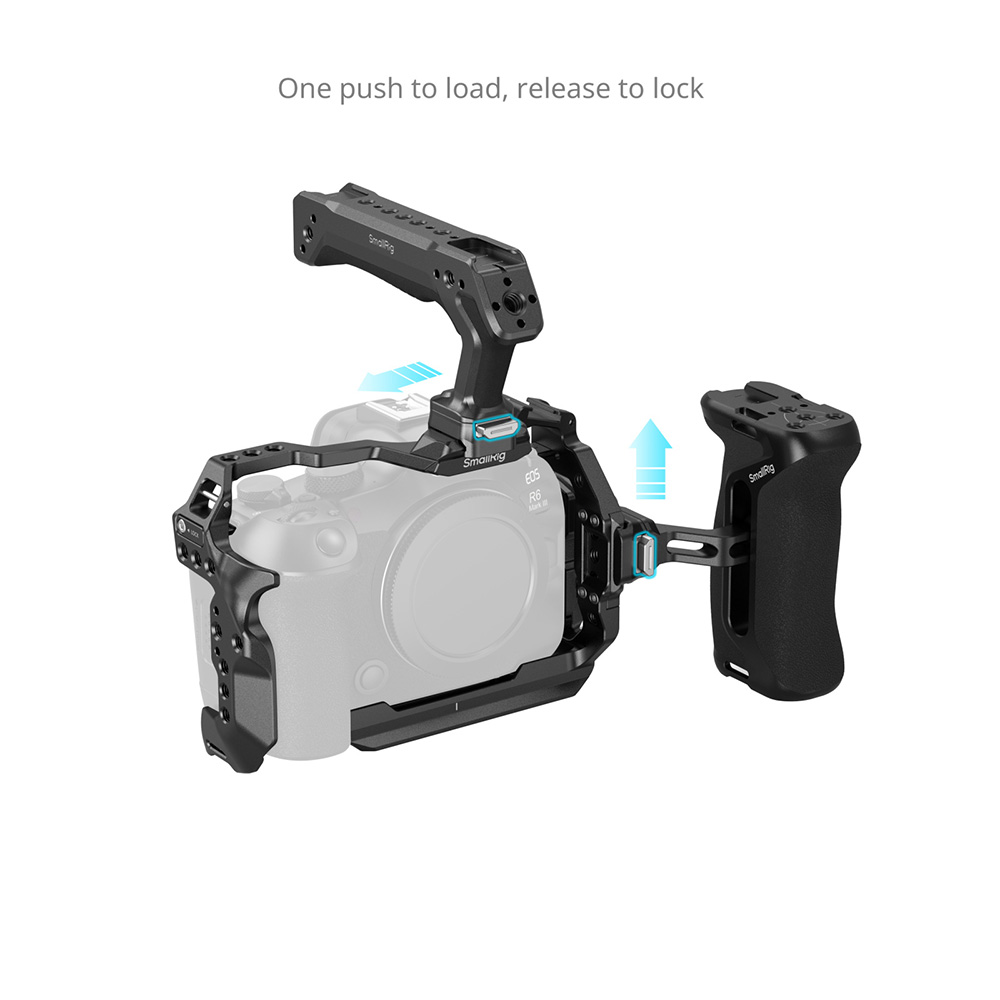 Smallrig 5958 拓展框套件 兔籠 全籠 線夾 上提把 側手柄 Canon R6III 公司貨:圖片 5