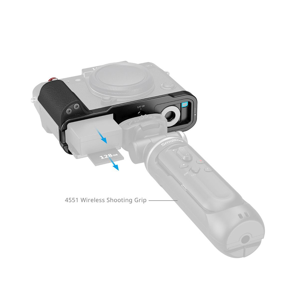 Smallrig 5663 黑色 矽膠L型手柄 富士 X-T30 X-T30II X-T30III 公司貨:圖片 5