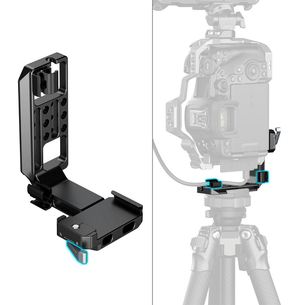 Smallrig 5594 拓展框豎拍安裝板 Arca 快拆豎拍支架 側板 相容DJI穩定器 公司貨:圖片 6