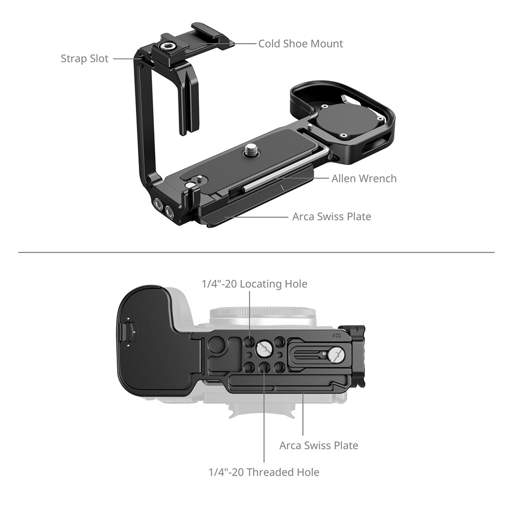 Smallrig 5962 L型安裝板 橫豎拍切換 Canon R6III R6II R5II 公司貨:圖片 7