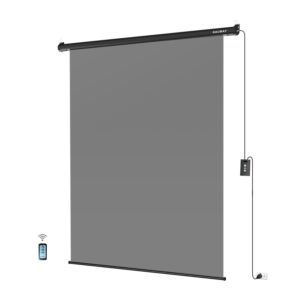 Raubay 若貝 M-TXS152 Grey 灰 152x220cm 電動升降背景板 懸掛式 公司貨:圖片 2